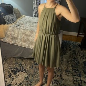 Olive Green Dress - Used but Good Conditon